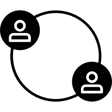 insanlar simge vektör illüstrasyonu