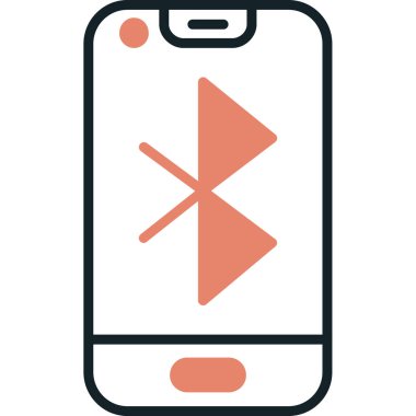 cep telefonu ikonu vektör illüstrasyonu