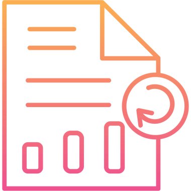 Belge. Web simgesi basit illüstrasyon