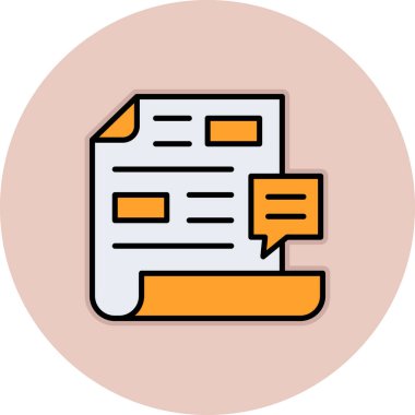 Moda tarzında izole edilmiş gazete simgesi