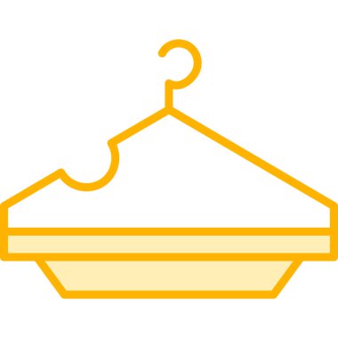 askı simgesi vektör illüstrasyonu