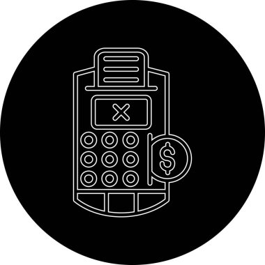 eşsiz para vektör çizgisi simgesi