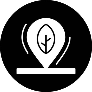 konumu harita simge vektör.