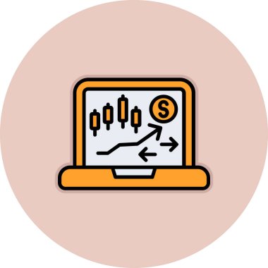 iş simgesi vektör illüstrasyonu