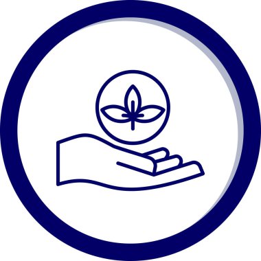 Bitkili bir kitabın vektör çizimi