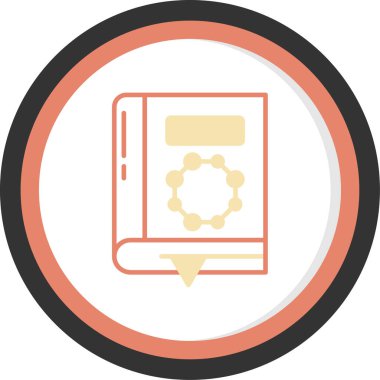 Kitap. Web simgesi basit illüstrasyon