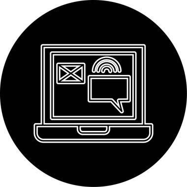 seo modern simgesinin vektör illüstrasyonu