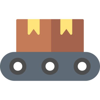 Düz vektör simgesi taşı