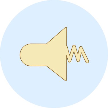 Bir megafonun vektör çizimi