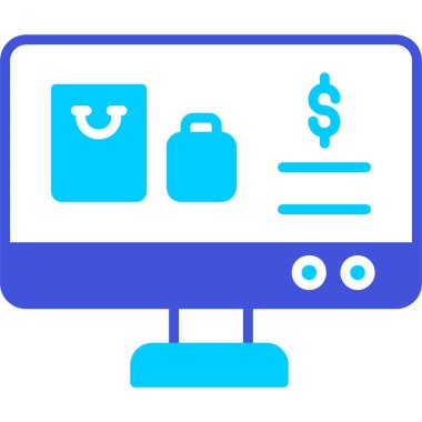 İnternetten alışveriş. Basit tasarım