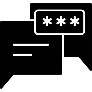 parola ikonu vektör illüstrasyonu