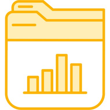 analitik grafik grafik simgesi - taslak biçimi