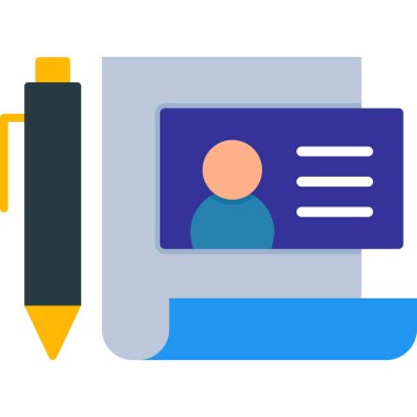 çevrimiçi öğrenme vektörü simgesi modern illüstrasyon