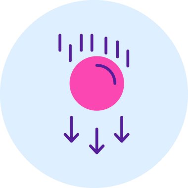 Top. Web simgesi basit illüstrasyon