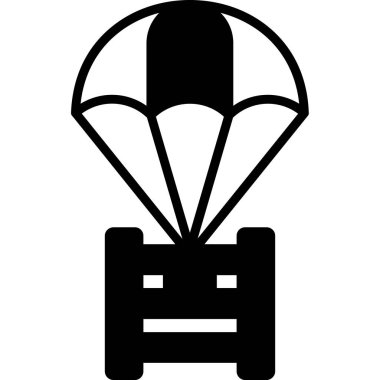 Balon. Web simgesi basit illüstrasyon