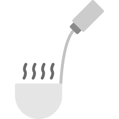 düz tasarım duman simgesi