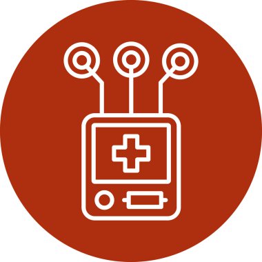 Bir oyun konsolunun vektör illüstrasyonu