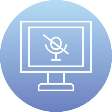 vektör Bilgisayar simgesi, illüstrasyon