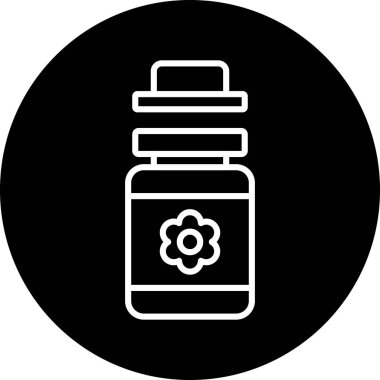 Benzersiz haplar ikon vektör çizgisi