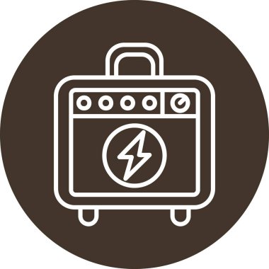 seyahat valizi ikon vektör çizimi