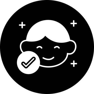 Kullanıcı simgesinin vektör çizimi