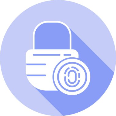 Güvenlik. Web simgesi basit illüstrasyon