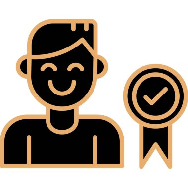 avatar erkek kullanıcı simgesi - özet biçimi