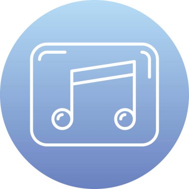 vektör müzik Not simgesi