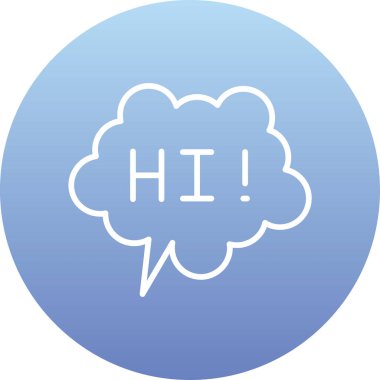 konuşma balonu ikonu vektör illüstrasyon tasarımı