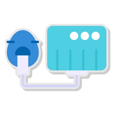 Elektrik tıkacı simgesi, düz biçim