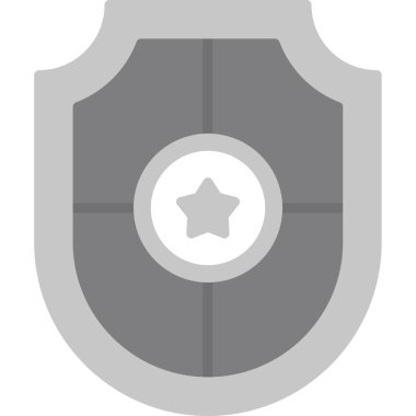 Web simgesi, vektör çizim kalkan