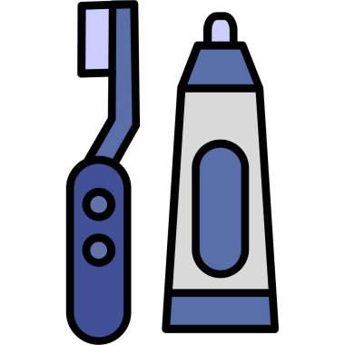 Mavi ve beyaz arkaplanın vektör çizimi