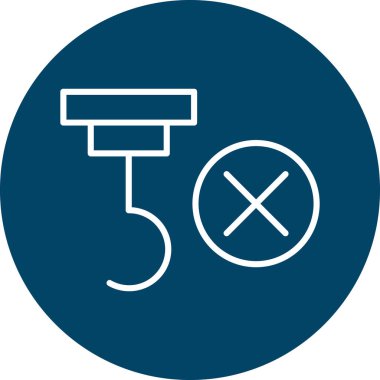 Ofis simgesinin illüstrasyon vektör grafiği