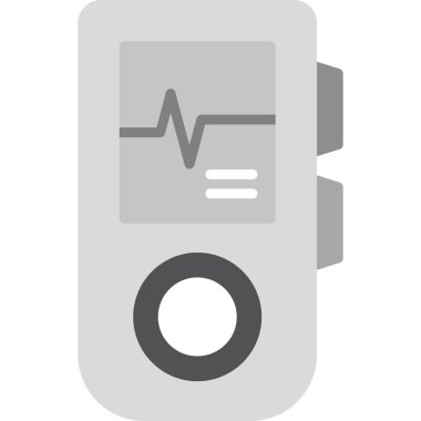 Düz bir şekilde modern bir kan testi eksikliğinin vektör çizimi