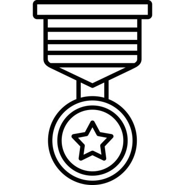 ödül madalya kutsal kişilerin resmi, vektör çizim