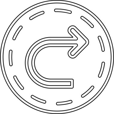 Beyaz arkaplandaki bir araba simgesinin vektör simgesi