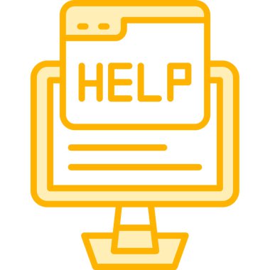 yardım simgesi çizimi