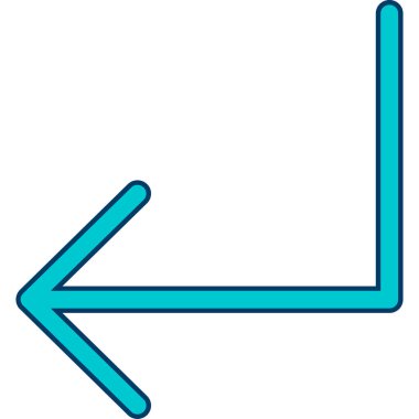 ok simgesi vektör illüstrasyonu