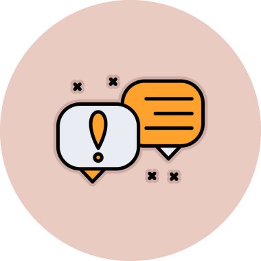 Beyaz arkaplan vektöründe izole edilmiş metin simgesine sahip konuşma balonu, illüstrasyon