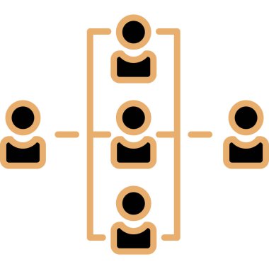 ağ paylaşım simgesi çizimi