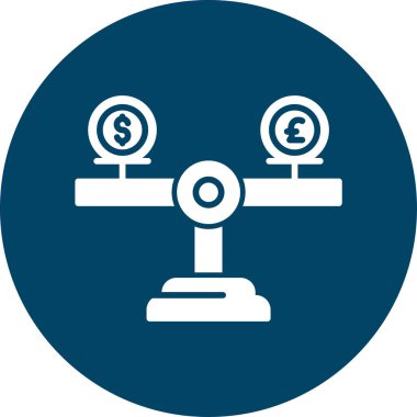 Dolar. Web simgesi basit illüstrasyon