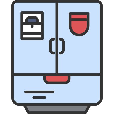 Bir makine simgesinin vektör illüstrasyonu