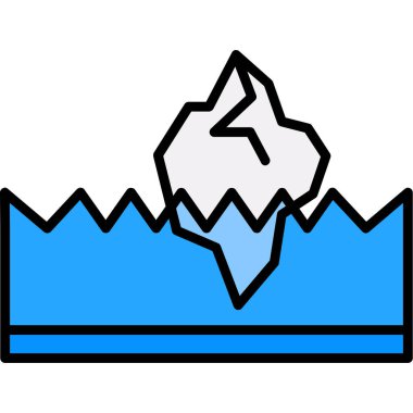 dağ ikonu vektör illüstrasyonu