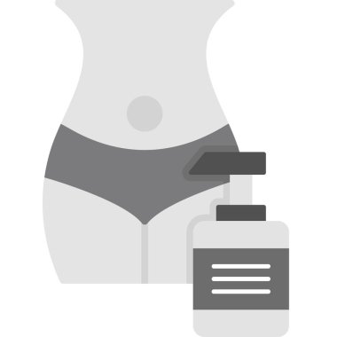 Düz dizaynlı iç çamaşırı giymiş kadın