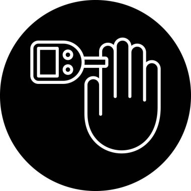 araba yıkama simgesi, vektör illüstrasyonu