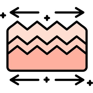 Modern bir simgenin vektör illüstrasyonu