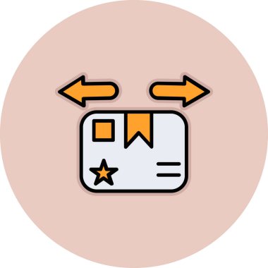 Modern simgenin vektör illüstrasyonu