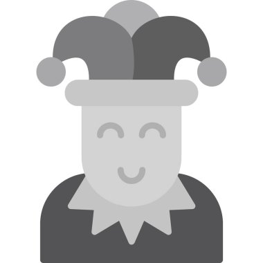 Şef Düz Vektör Simgesi