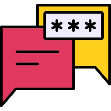 parola ikonu vektör illüstrasyonu