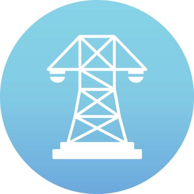 kule ikon vektör illüstrasyonu